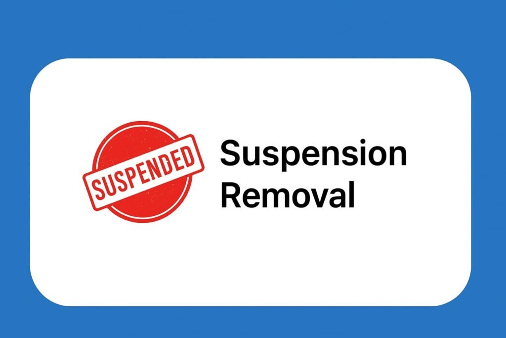 GMB profile Suspension Removal